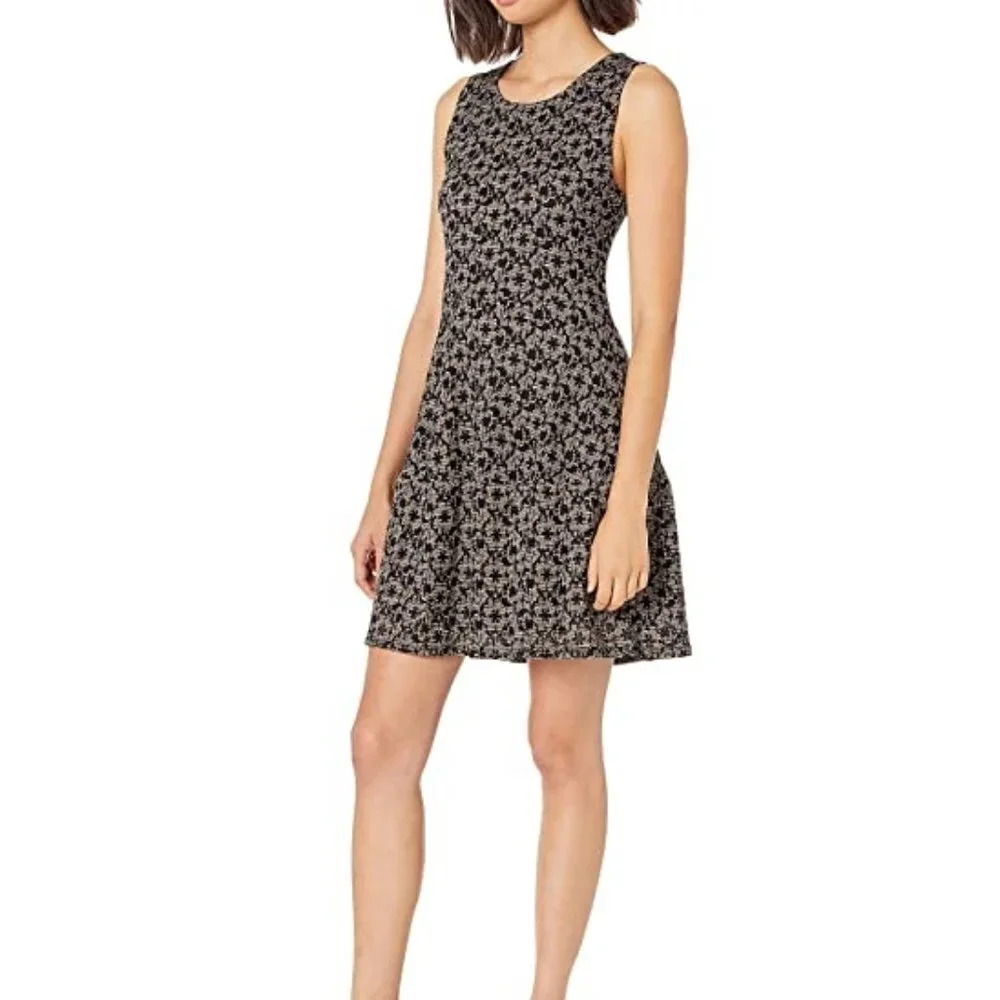 BCBGMAXAZRIA Women's A-Line Knit Dress Sz L - Picture 1 of 15